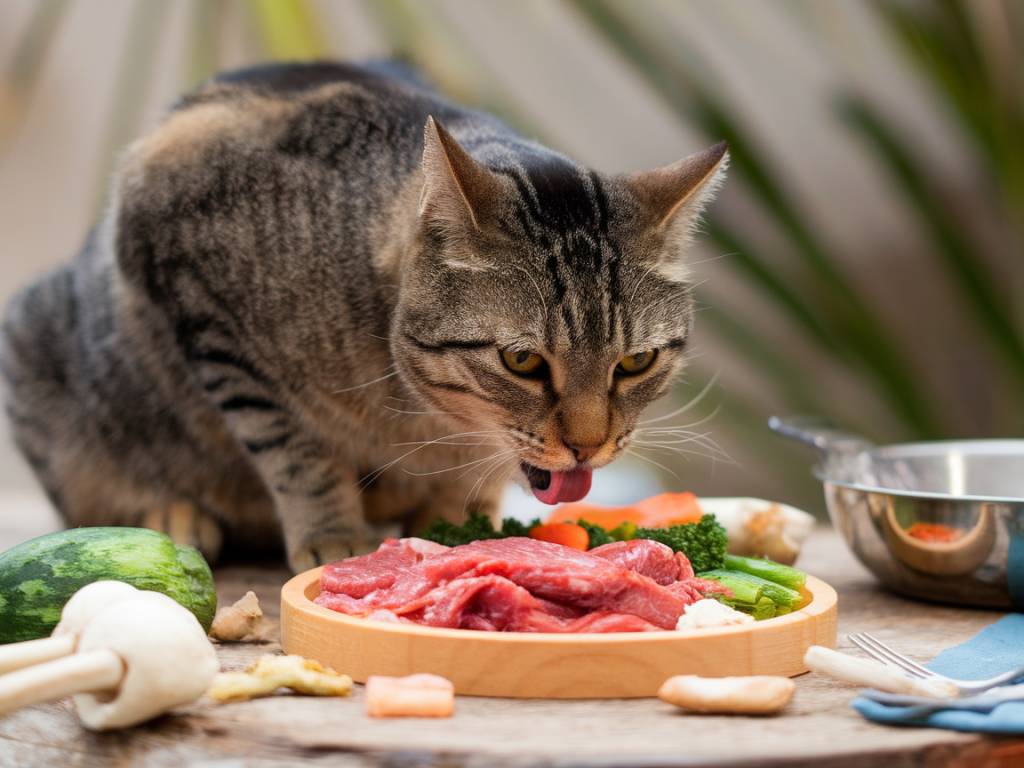 barf diets for cats: safe feeding practices